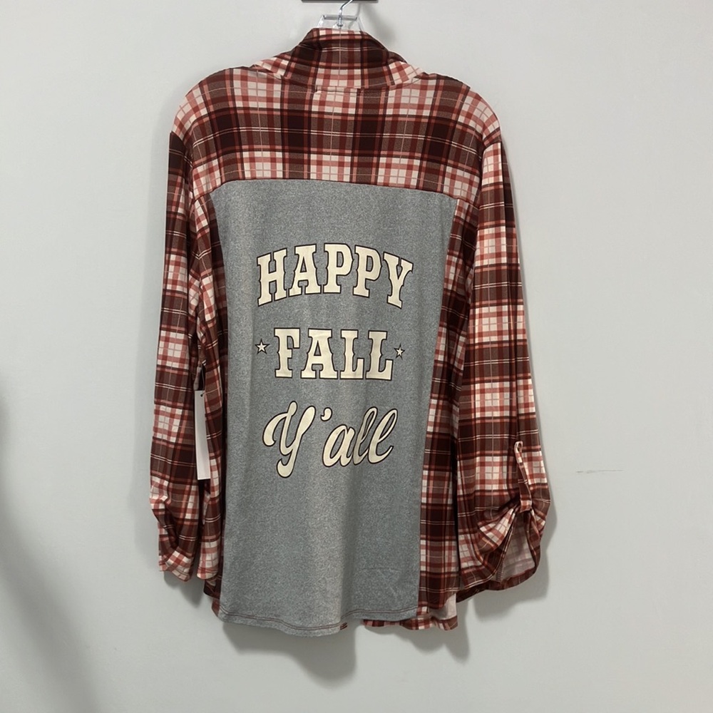 Happy Fall Button Down - Picture 6 of 6